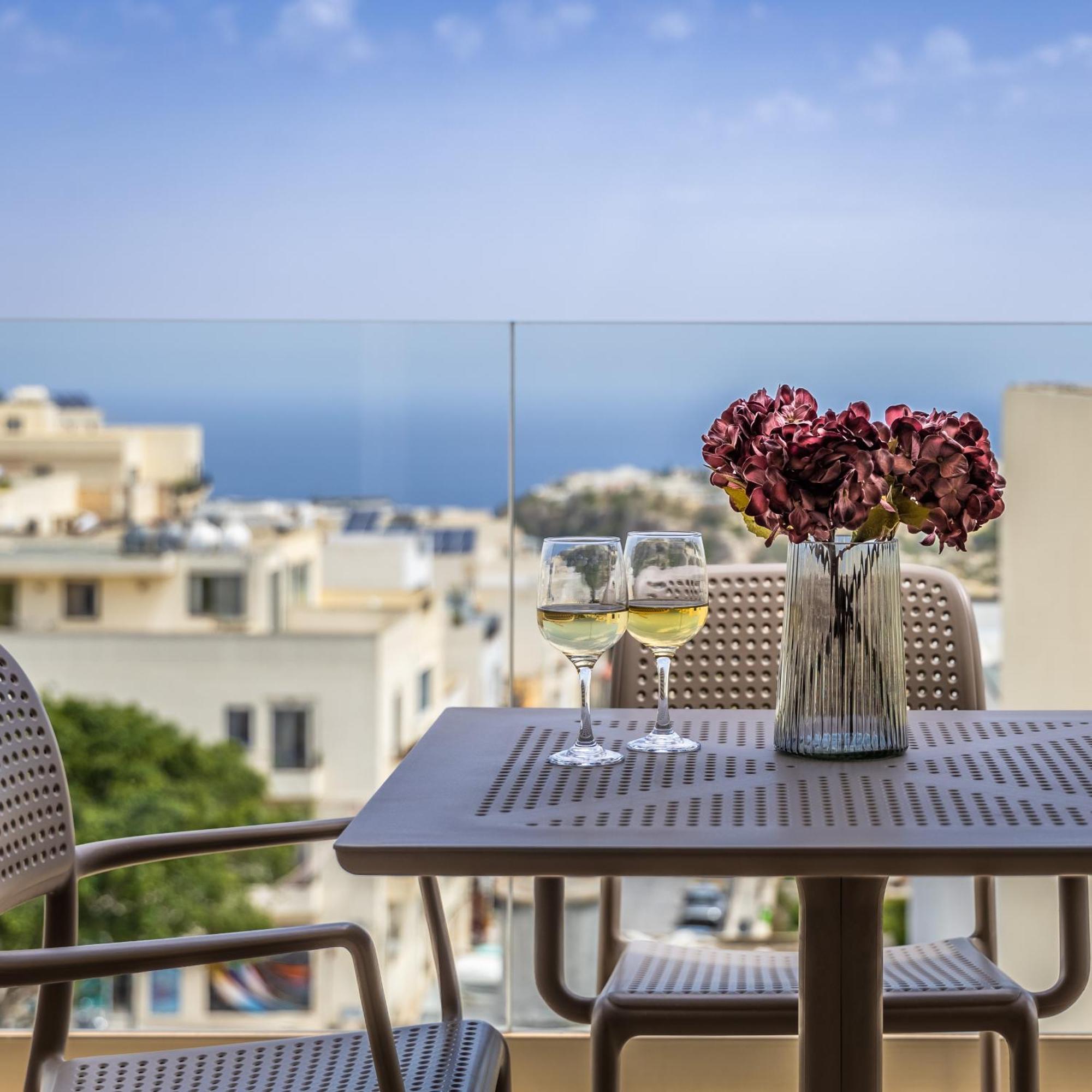 Flat 5TheLODGE-Mellieha-Designer2BED-HugeTerrace Exterior foto
